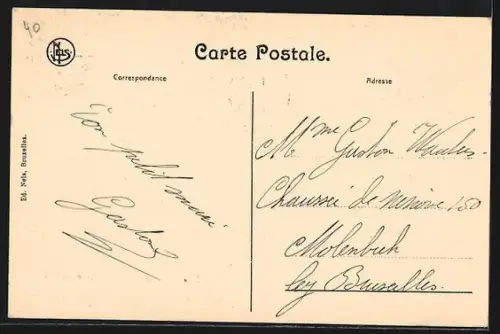 AK Gand, Exposition Universelle et Internationale 1913, La Cour d`honneur vue prise des arcades du pavillon