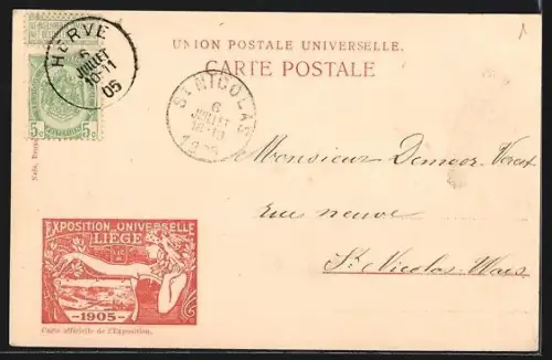 AK Liège, Exposition universelle 1905, Pont de Fragnée