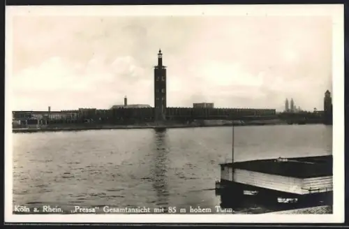 AK Köln a. Rhein, Pressa, Gesamtansicht mit Turm