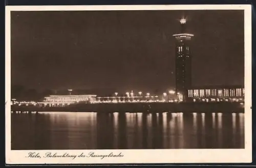 AK Köln, Beleuchtung des Pressageländes