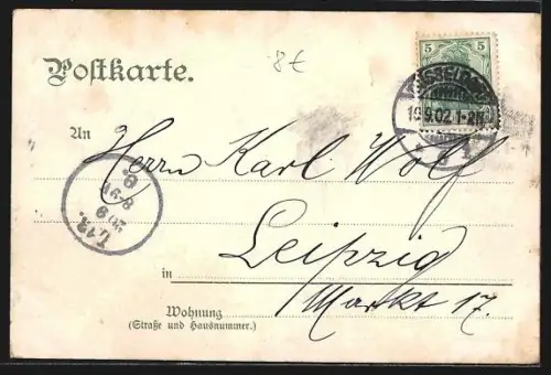 AK Düsseldorf, Rhein. Westf. Industrie- und Gewerbeausstellung 1902, Rheinische Metallwaren- und Maschinenfabriken