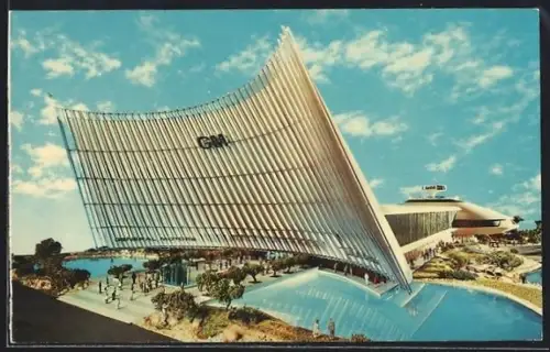 AK New York, World`s Fair 1964-65, General Motors Futurama Building Peace through Understanding