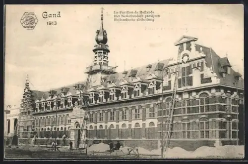 AK Gand, Exposition Internationale et Universelle 1913, Le Pavillon de Hollande