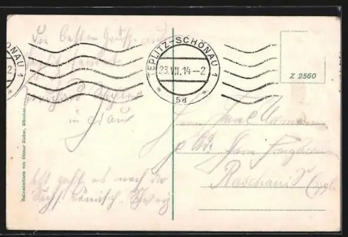 AK Teplitz Schönau-Teplice, Herrenhaus, Schlossberg, Colonaden und Theater, Partie am Kurgarten