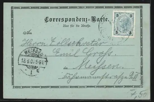 Mondschein-AK Edmundsklamm /Sächs. Böhm. Schweiz, Panorama