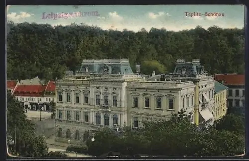 AK Teplitz-Schönau, Ortspartie