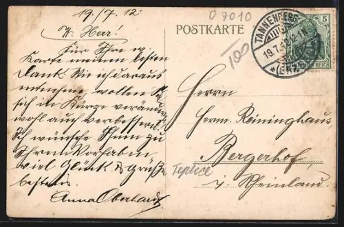 AK Teplitz-Schönau, Ortspartie