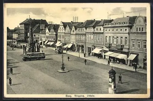 AK Saaz, Ringplatz, Ostseite