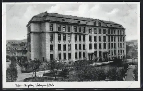 AK Teplitz, Turn, Bürgerschule
