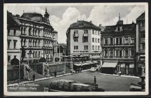 AK Bad Teplitz-Schönau, Platz