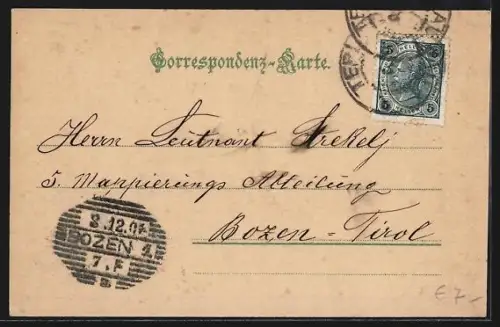 AK Eichwald bei Teplitz, Kurhaus Theresienbad