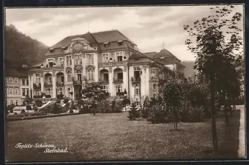AK Teplitz-Schönau, Steinbad