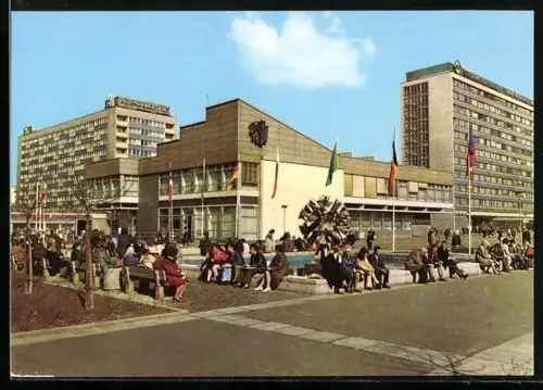 AK Leipzig, Neubauten am Sachsenplatz