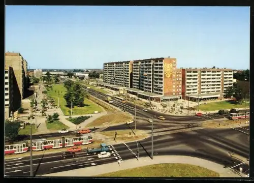 AK Cottbus, Stadtring mit Strassenbahn