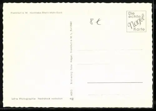 AK Frankfurt a. M., Hochhaus Rhein-Main-Bank