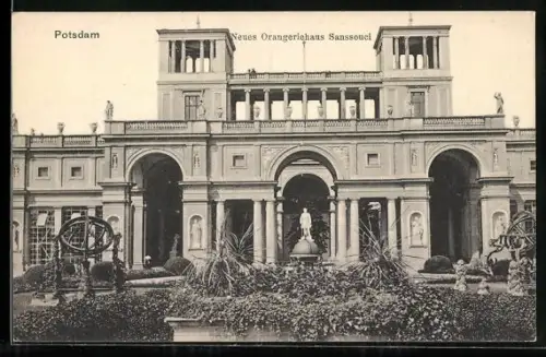 AK Potsdam, Sanssouci, Neues Orangeriehaus
