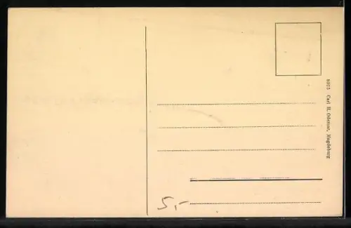 AK Potsdam, Sanssouci, Friedenskirche vom Wasser aus