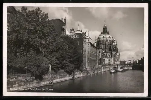 AK Berlin, Dom und Schloss an der Spree