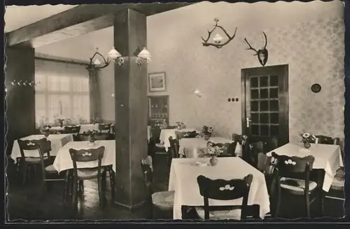 AK Blankenheim /Eifel, Hotel zur Post, Interieur