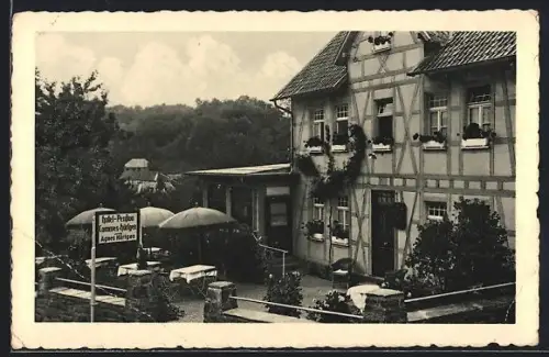 AK Ruhrberg /Eifel, Hotel-Pension Commes-Hürtgen