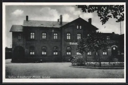 AK Soltau /Lüneburger Heide, Bahnhof