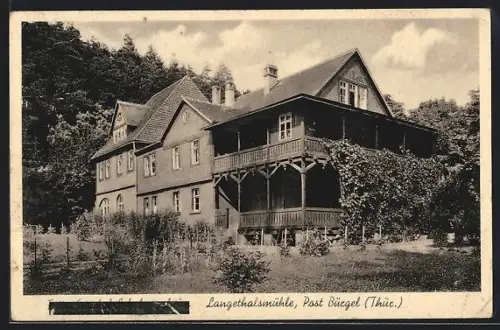 AK Langethalsmühle / Thür., Fritz-Sauckel-Erholungsheim