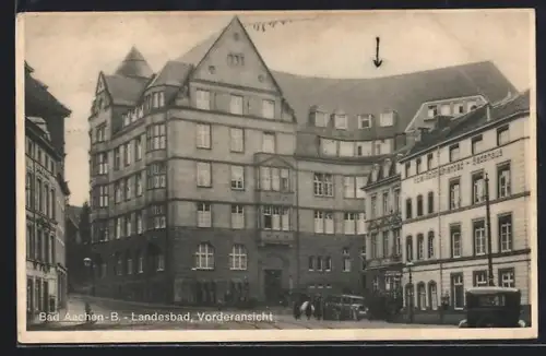 AK Bad Aachen, Landesbad, Vorderansicht