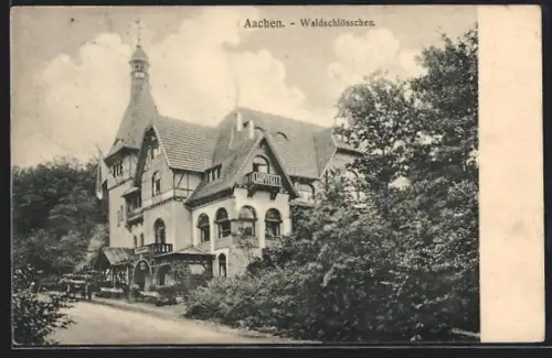 AK Aachen, Gasthaus Waldschlösschen