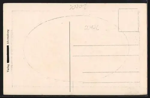 AK Ahrensburg / Holstein, Höhere Mädchenschule, Pasepartout