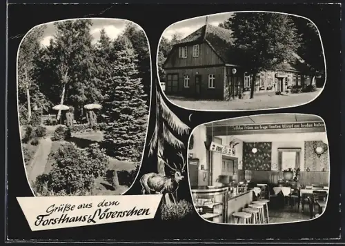 AK Frielingen / Soltau, Gasthof Forsthaus Löverschen v. G. Striemer