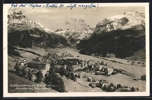 AK Engelberg, Panorama mit Hahnen, Spannörter und Tiflis