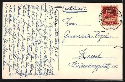 AK Engelberg, Panorama mit Hahnen, Spannörter und Tiflis