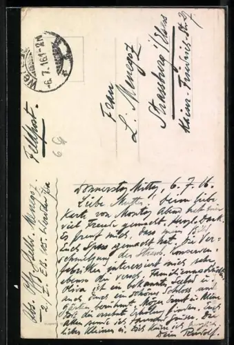 Künstler-AK Karl Feiertag: Dackel mit Kindern