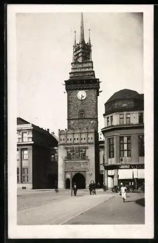 AK Pardubice, Ortspartie mit Torturm