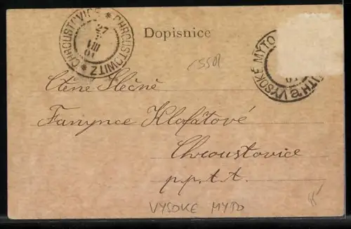 AK Vysoke Myto, Geschäftshäuser, Ortspartie