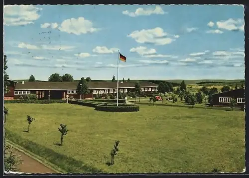 AK Daaden /Stegskopf, Truppenübungsplatz aus der Vogelschau