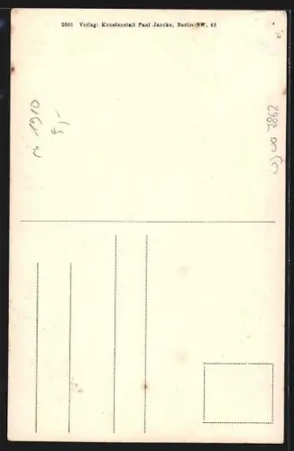 AK Falkenberg / Mark, Blick aus dem Wald in Richtung des Bahnhofs