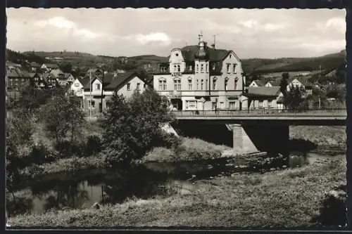 AK Kirchen / Sieg, Hotel-Restaurant-Cafe Deppert, Inh. Hans Grass