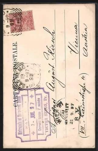 AK San Remo, Rue Prise du Mol, Rue de la Vieille Ville