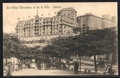AK Gênes, G. Hotel Miramare & de la Ville