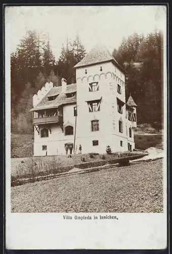 AK Innichen, Blick zur Villa Ompteda
