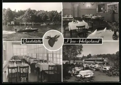 AK Berlin-Müggelheim, Gaststätte Neu-Helgoland, Odenheimstrasse