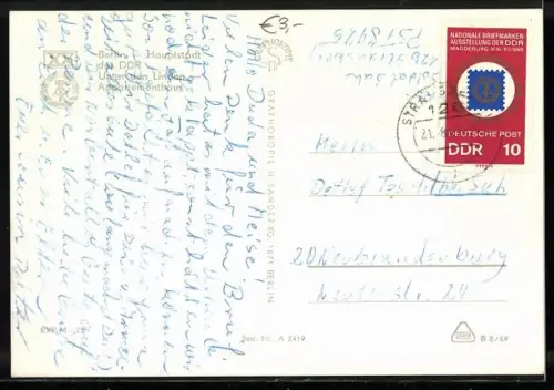 AK Berlin, Unter den Linden, Appartementhaus