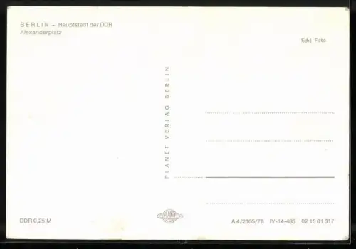 AK Berlin, Alexanderplatz mit Passanten