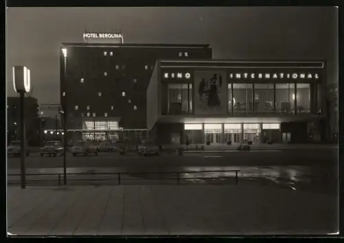 AK Berlin, Kino International und Hotel Berolina