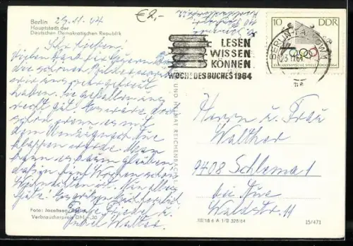 AK Berlin, Frankfurter Tor, Panorama