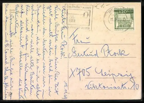 AK Berlin-Halensee, Einfahrt zur Stadtautobahn