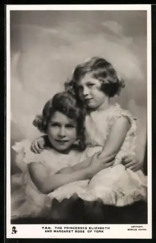 AK T.R.H. The Princesses Elizabeth and Margaret Rose of York
