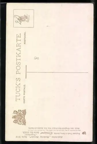 Künstler-AK Napoleon diktiert einen Brief