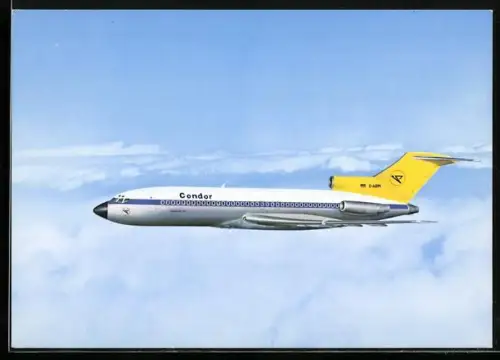 AK Boing 727-30 von Condor in der Luft